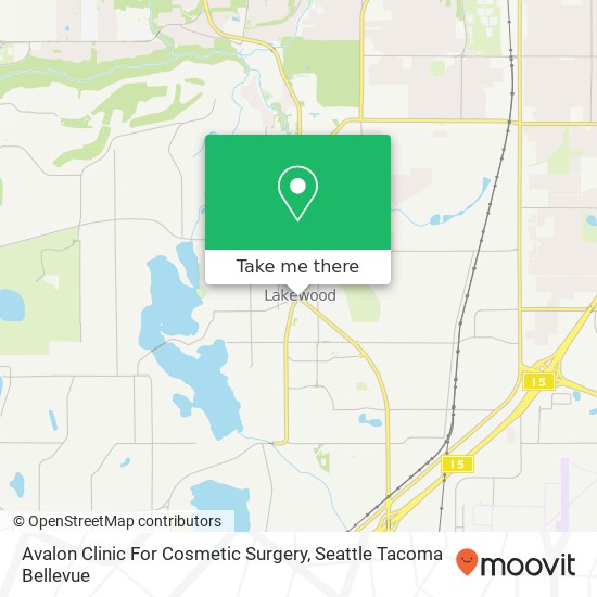 Avalon Clinic For Cosmetic Surgery map