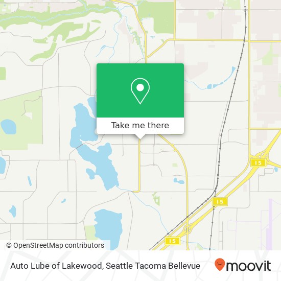 Auto Lube of Lakewood map