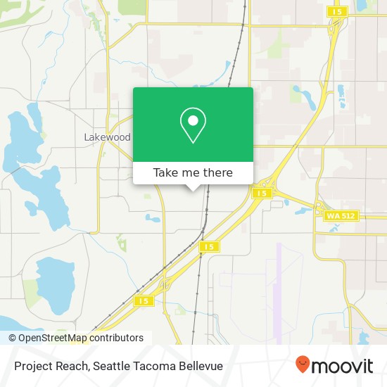 Project Reach map