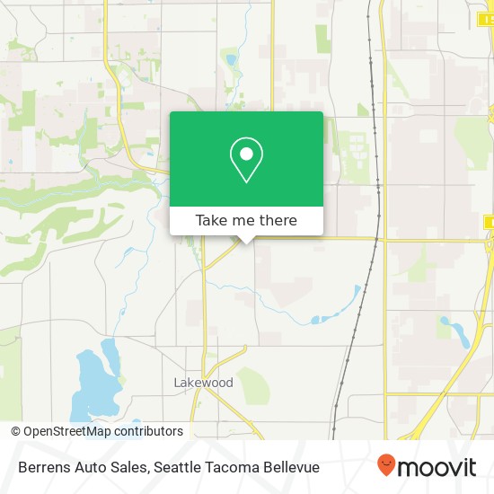 Berrens Auto Sales map