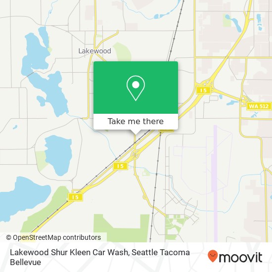 Mapa de Lakewood Shur Kleen Car Wash