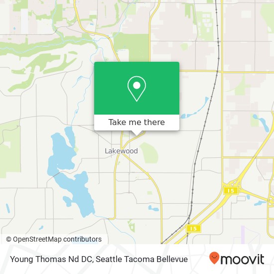 Mapa de Young Thomas Nd DC