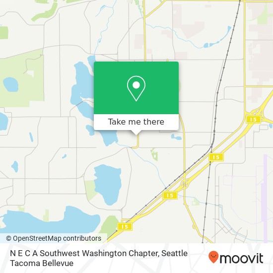 N E C A Southwest Washington Chapter map