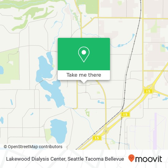 Lakewood Dialysis Center map