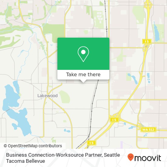 Mapa de Business Connection-Worksource Partner