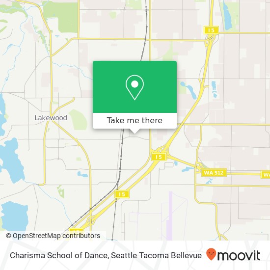 Mapa de Charisma School of Dance