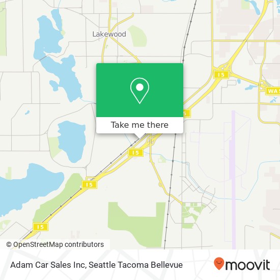 Mapa de Adam Car Sales Inc