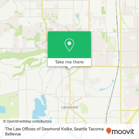 The Law Offices of Desmond Kolke map