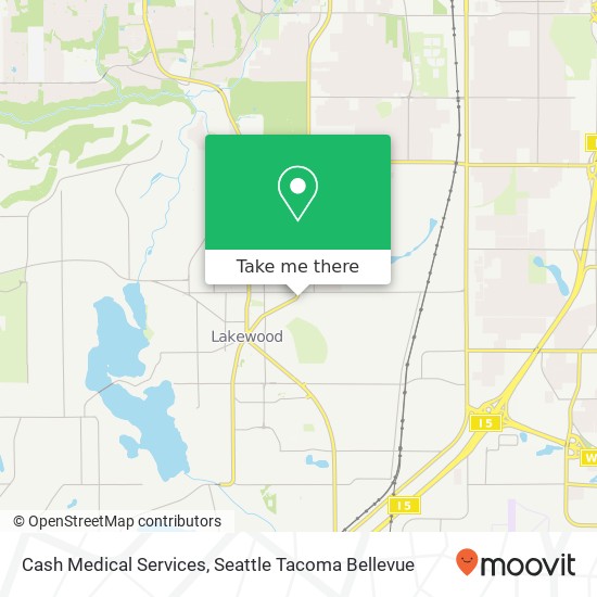 Cash Medical Services map