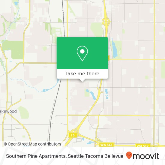 Southern Pine Apartments map
