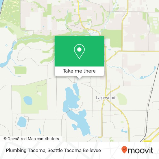 Plumbing Tacoma map