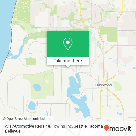 Mapa de Al's Automotive Repair & Towing Inc