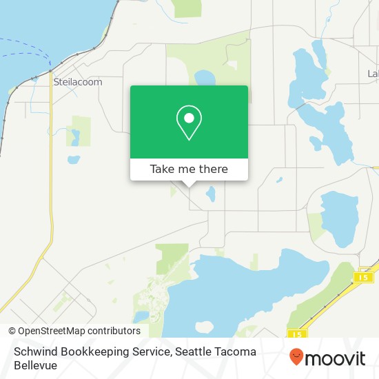 Mapa de Schwind Bookkeeping Service