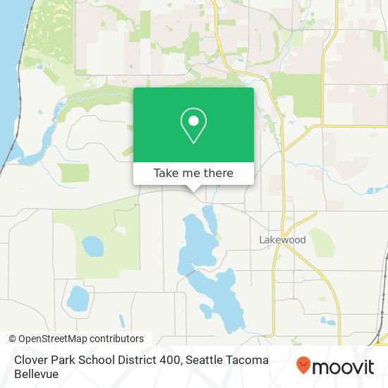 Mapa de Clover Park School District 400