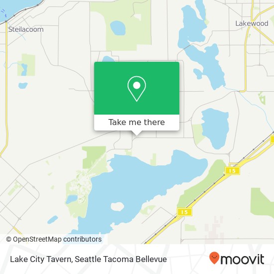 Mapa de Lake City Tavern