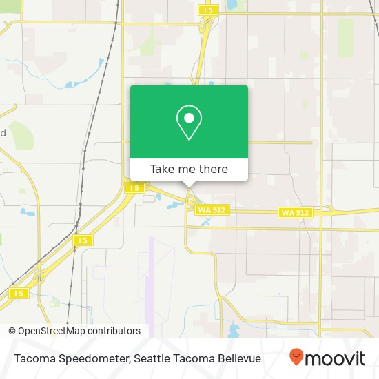 Mapa de Tacoma Speedometer