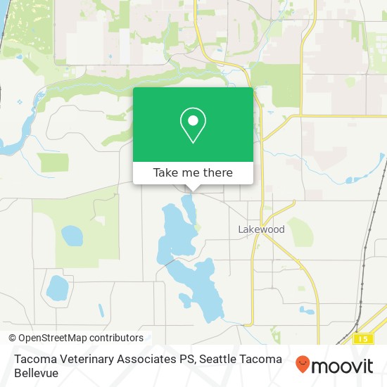 Tacoma Veterinary Associates PS map