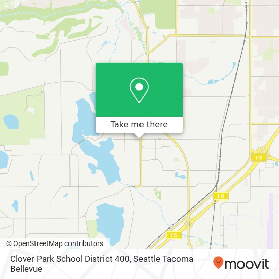 Clover Park School District 400 map