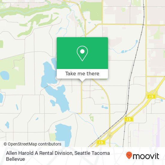 Allen Harold A Rental Division map