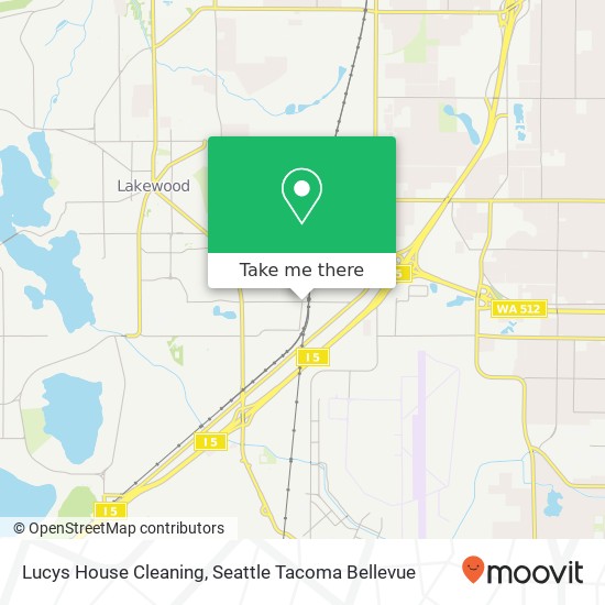 Lucys House Cleaning map