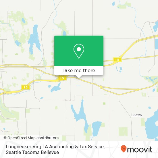 Mapa de Longnecker Virgil A Accounting & Tax Service