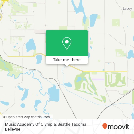 Mapa de Music Academy Of Olympia