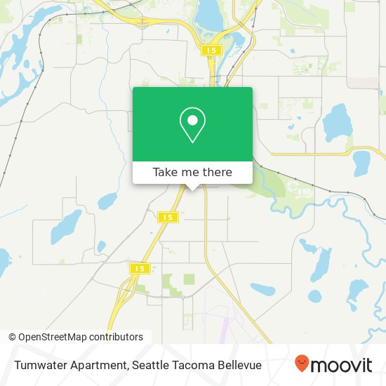 Tumwater Apartment map