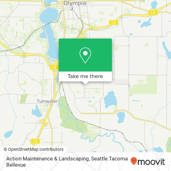 Mapa de Action Maintenance & Landscaping