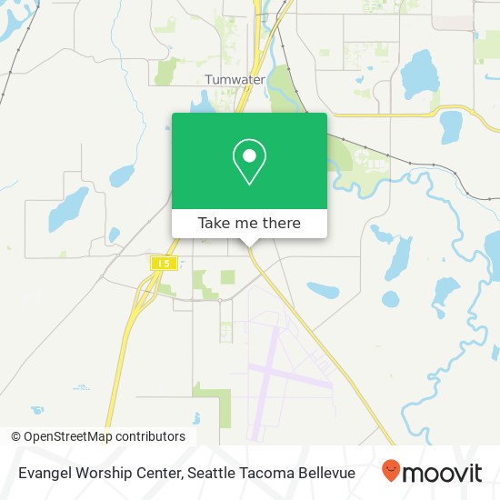 Evangel Worship Center map