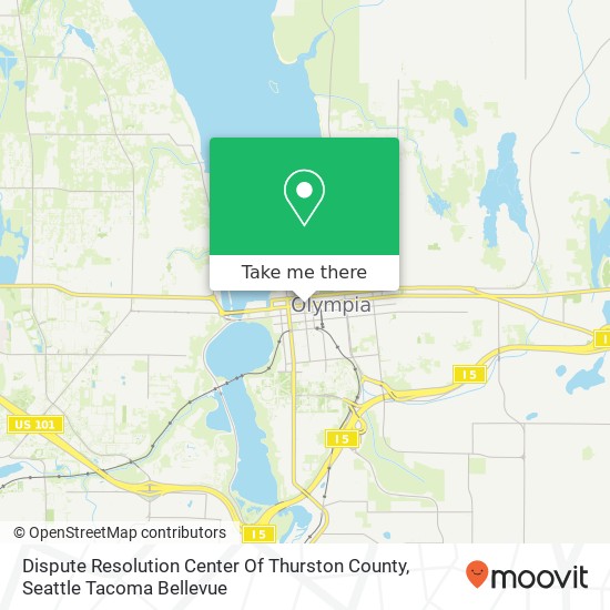 Dispute Resolution Center Of Thurston County map