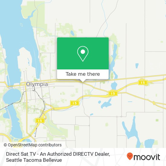 Mapa de Direct Sat TV - An Authorized DIRECTV Dealer