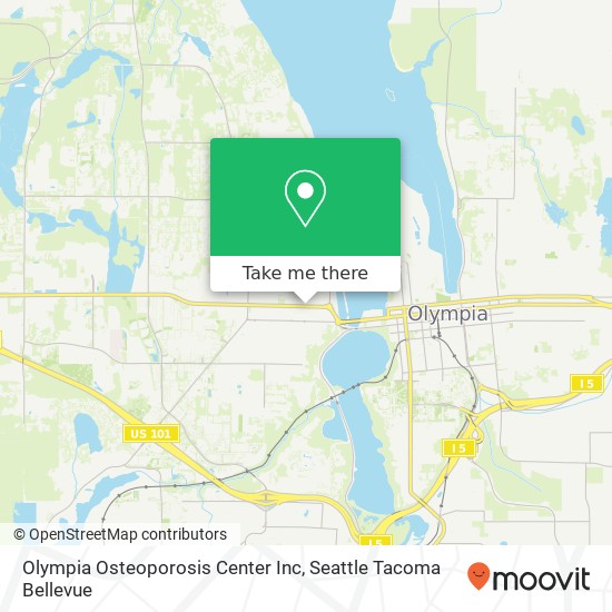 Olympia Osteoporosis Center Inc map