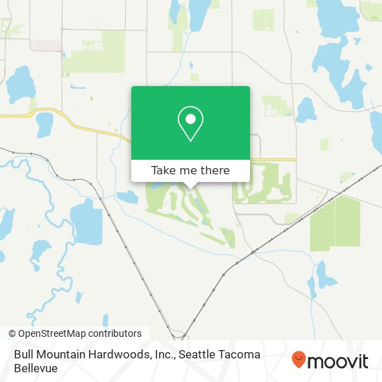 Bull Mountain Hardwoods, Inc. map