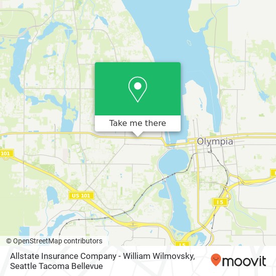 Allstate Insurance Company - William Wilmovsky map