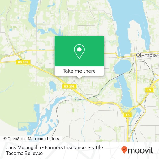 Mapa de Jack Mclaughlin - Farmers Insurance