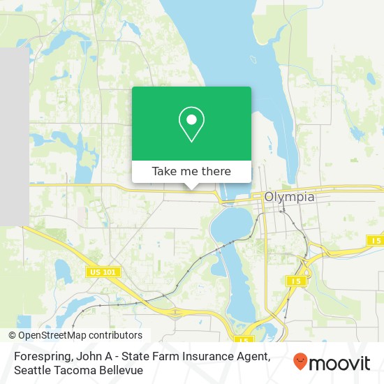 Forespring, John A - State Farm Insurance Agent map