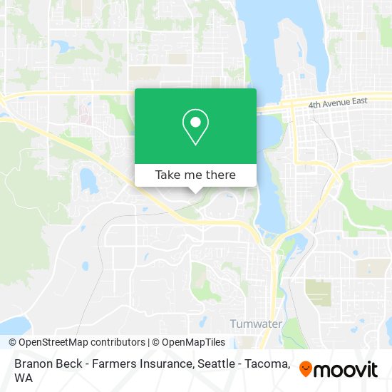 Branon Beck - Farmers Insurance map