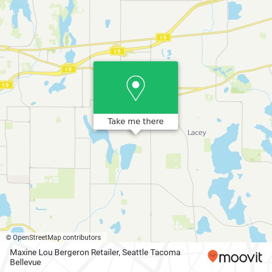 Mapa de Maxine Lou Bergeron Retailer