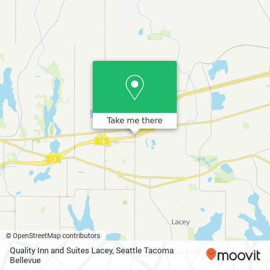 Quality Inn and Suites Lacey map