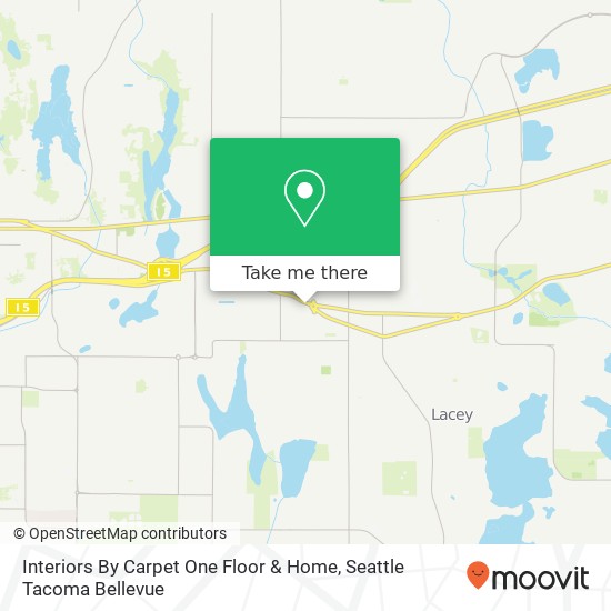 Interiors By Carpet One Floor & Home map