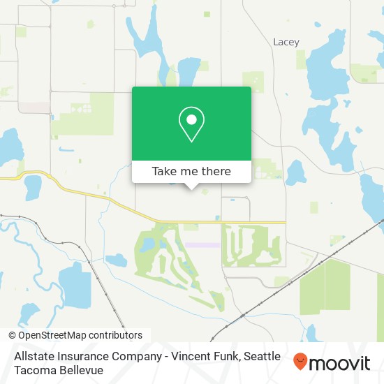 Allstate Insurance Company - Vincent Funk map