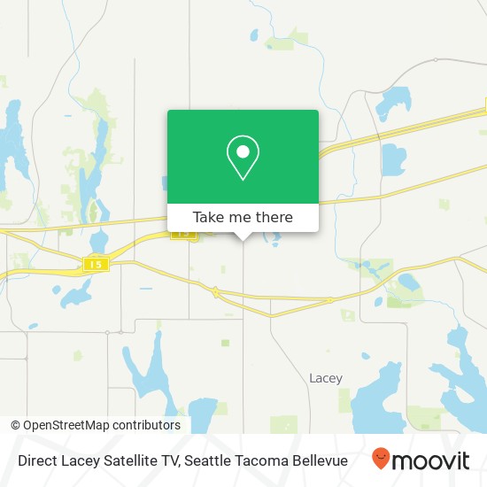 Direct Lacey Satellite TV map