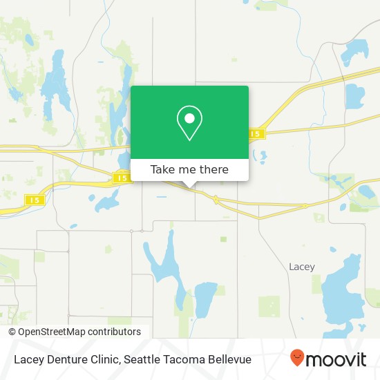 Mapa de Lacey Denture Clinic