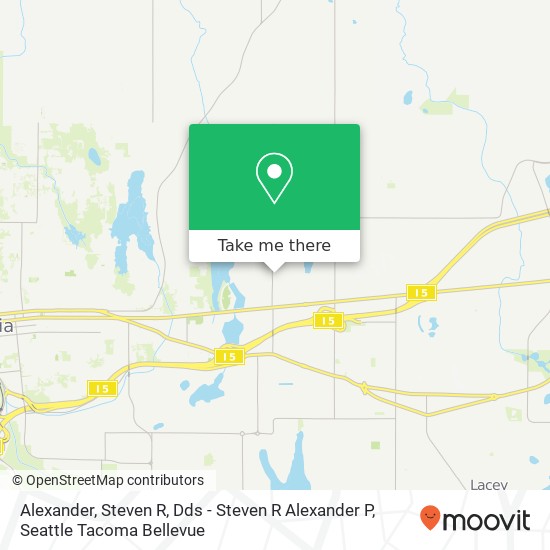 Mapa de Alexander, Steven R, Dds - Steven R Alexander P