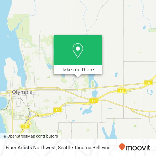 Fiber Artists Northwest map