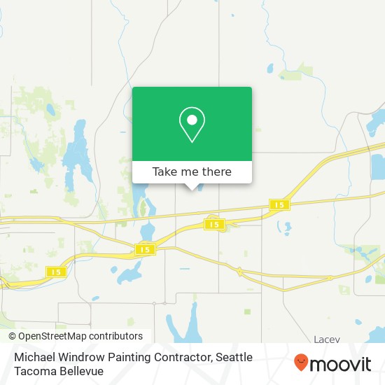 Michael Windrow Painting Contractor map