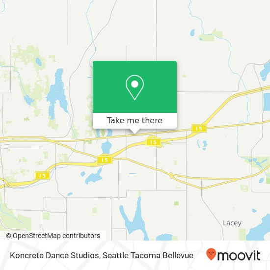 Mapa de Koncrete Dance Studios
