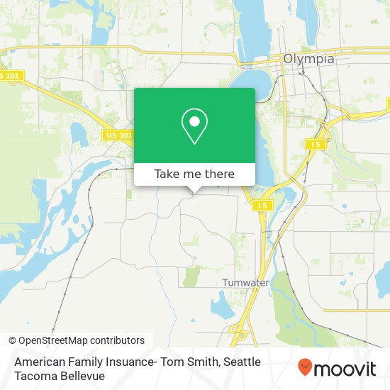 Mapa de American Family Insuance- Tom Smith
