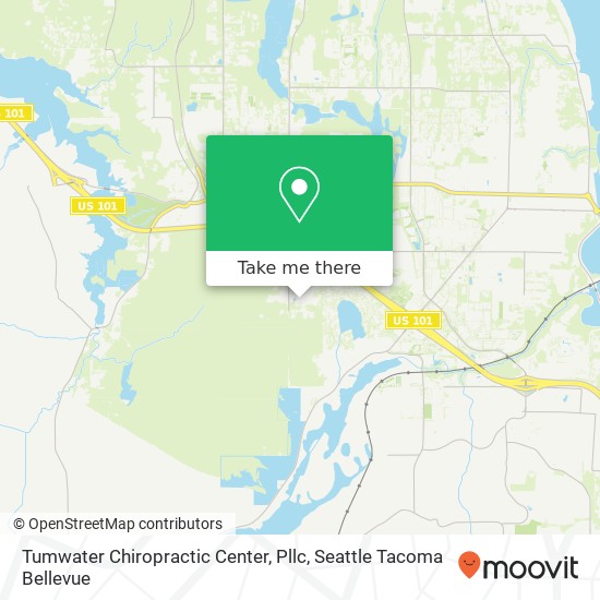 Tumwater Chiropractic Center, Pllc map