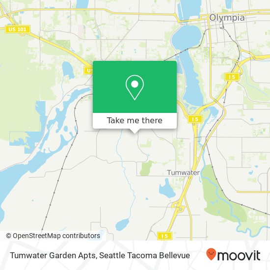 Tumwater Garden Apts map